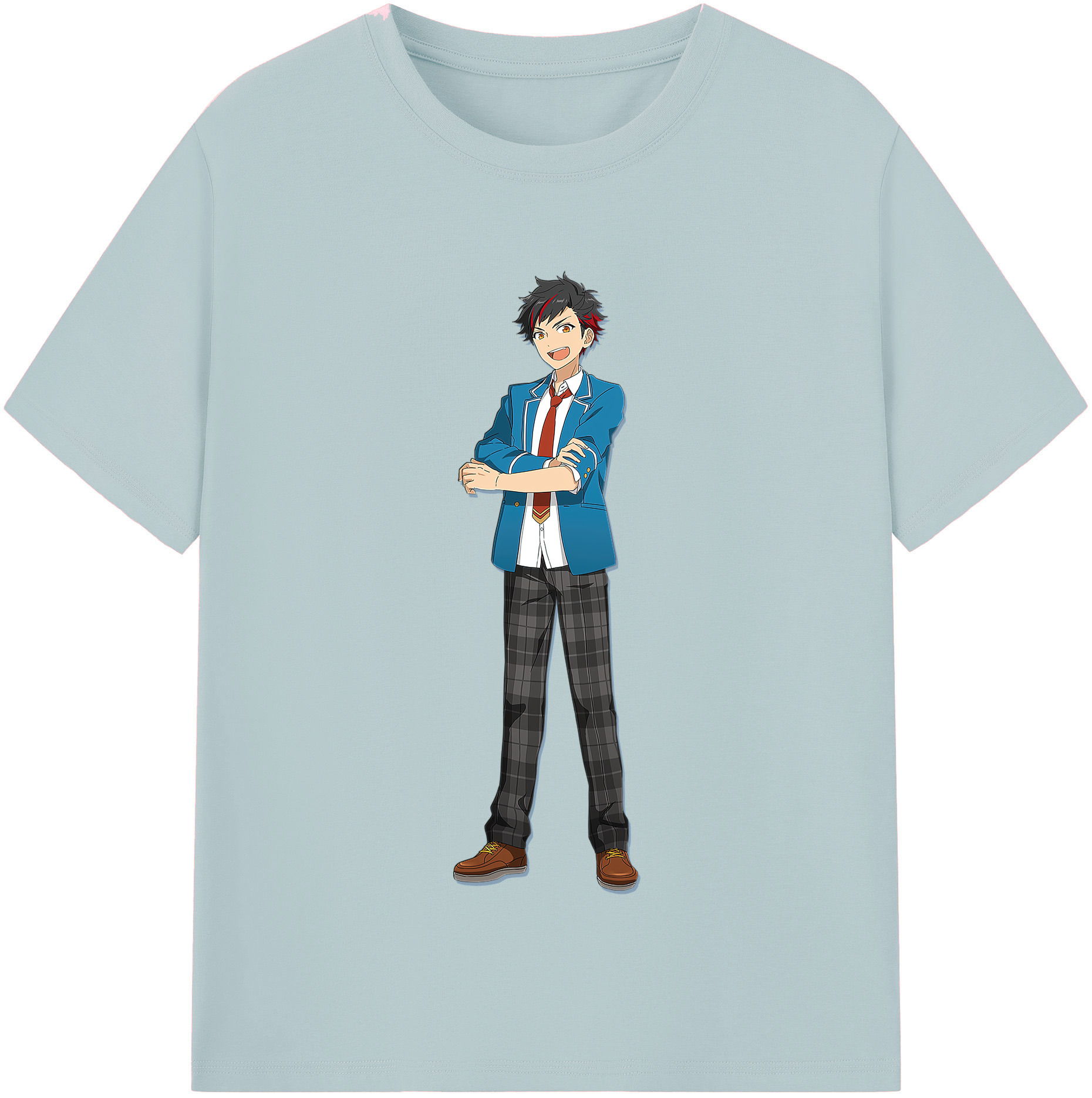 （画像用） あんさんぶるスターズ! Ensemble Stars 綿100％半袖Tシャツ（フロントプリント）